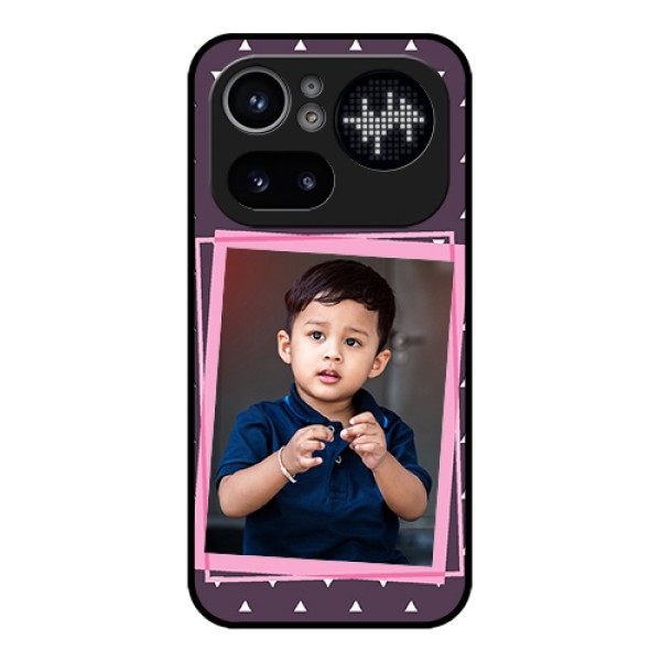 Nothing Phone 4A Pro 5G Custom Glass Phone Case - Triangle Pattern Dotted Design Nothing Phone 4A Pro 5G Custom Glass Phone Case - Triangle Pattern Dotted Design