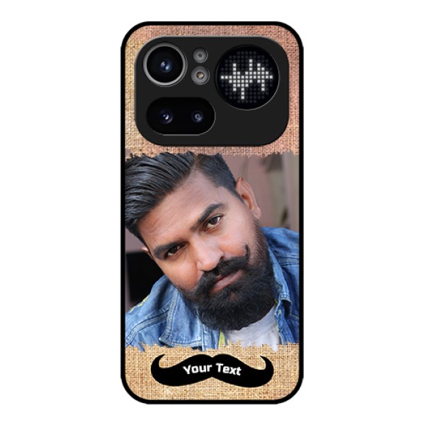 Nothing Phone 4A Pro 5G Custom Glass Phone Case - With Texture Design