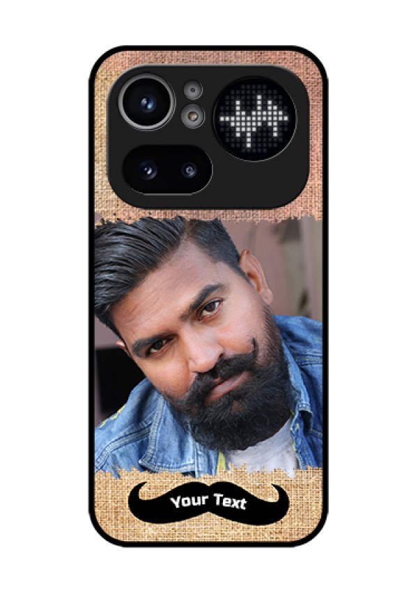Nothing Phone 4A Pro 5G Custom Glass Phone Case - With Texture Design