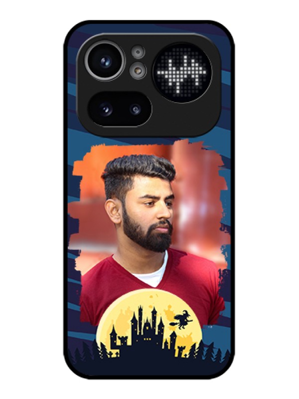 Custom Nothing Phone 4A Pro 5G Custom Glass Phone Case - Halloween Witch Design