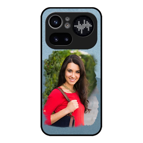 Nothing Phone 4A Pro 5G Custom Glass Phone Case - Grunge Line Art Design