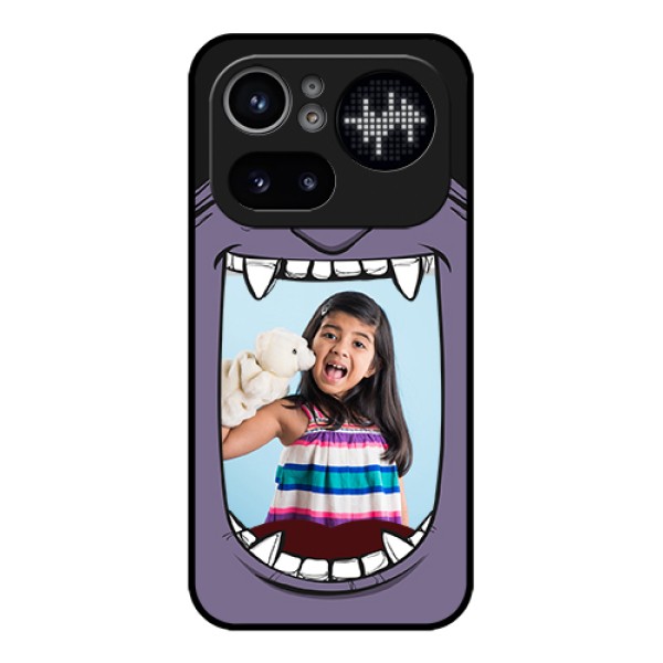 Nothing Phone 4A Pro 5G Custom Glass Phone Case - Angry Monster Design