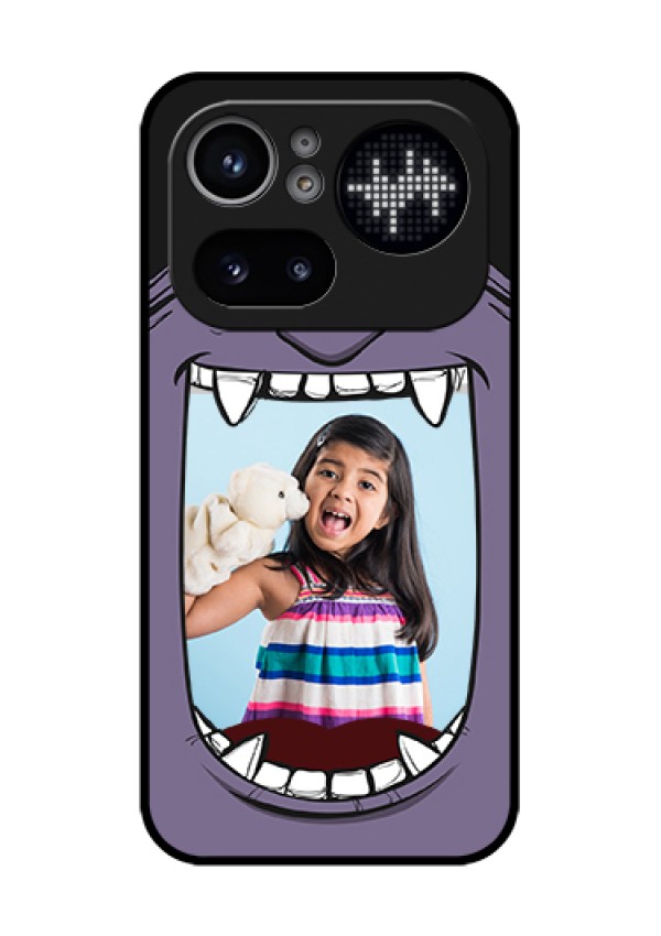 Nothing Phone 4A Pro 5G Custom Glass Phone Case - Angry Monster Design