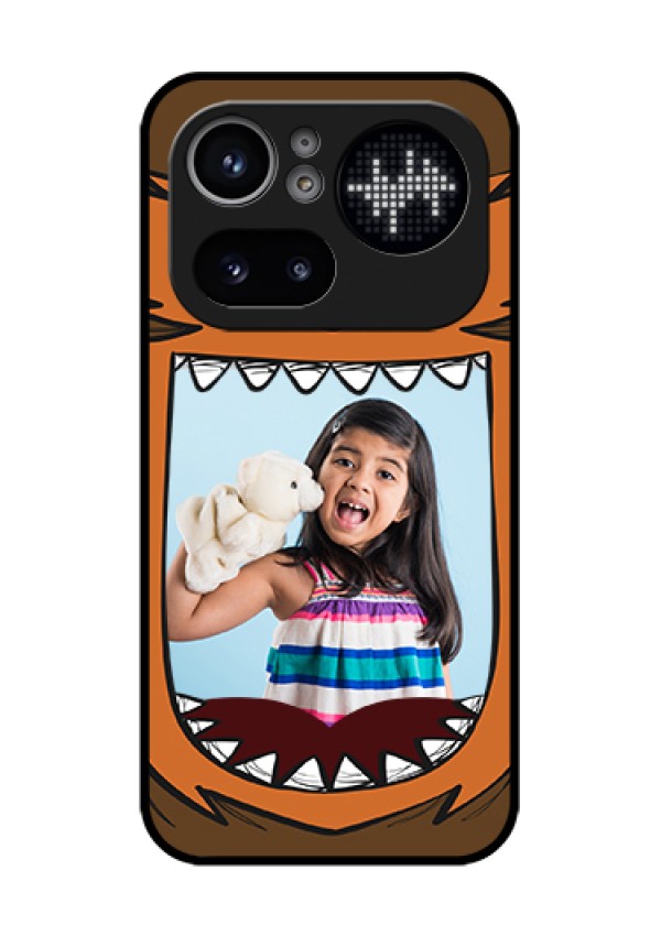Nothing Phone 4A Pro 5G Custom Glass Phone Case - Owl Monster Back Case Design