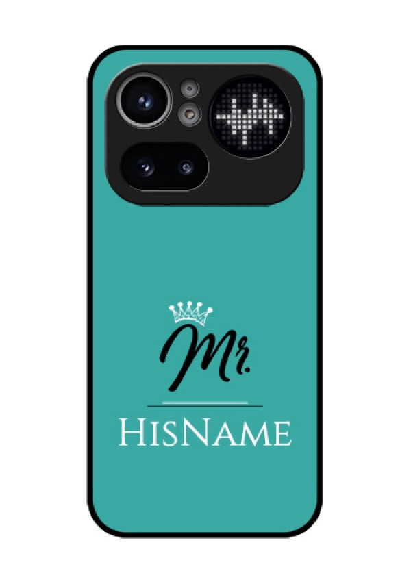 Nothing Phone 4A Pro 5G Custom Glass Phone Case - Mr With Name Design