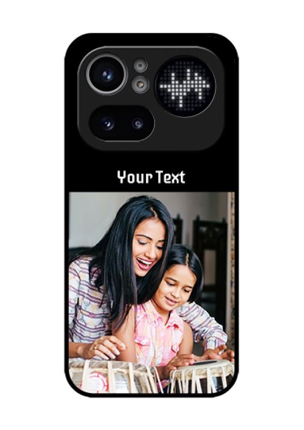 Nothing Phone 4A Pro 5G Custom Glass Phone Case - Photo With Name Design