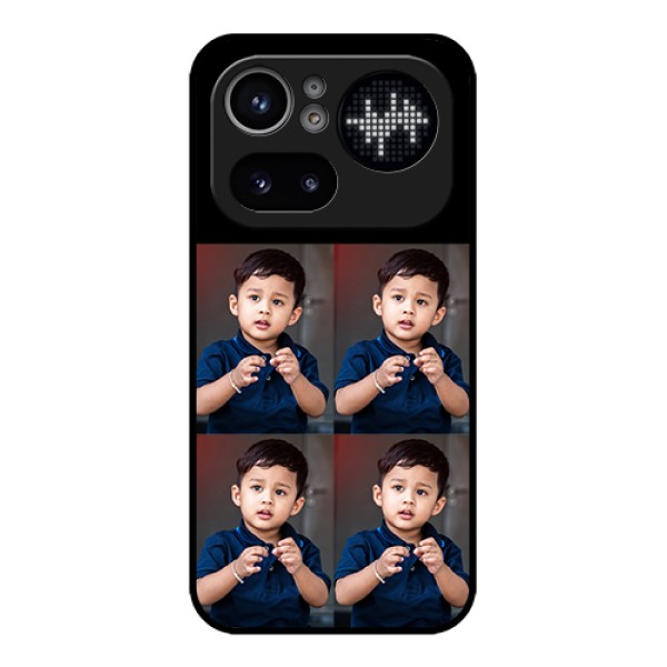 Nothing Phone 4A Pro 5G Custom Glass Phone Case - 4 Image Holder Design Nothing Phone 4A Pro 5G Custom Glass Phone Case - 4 Image Holder Design