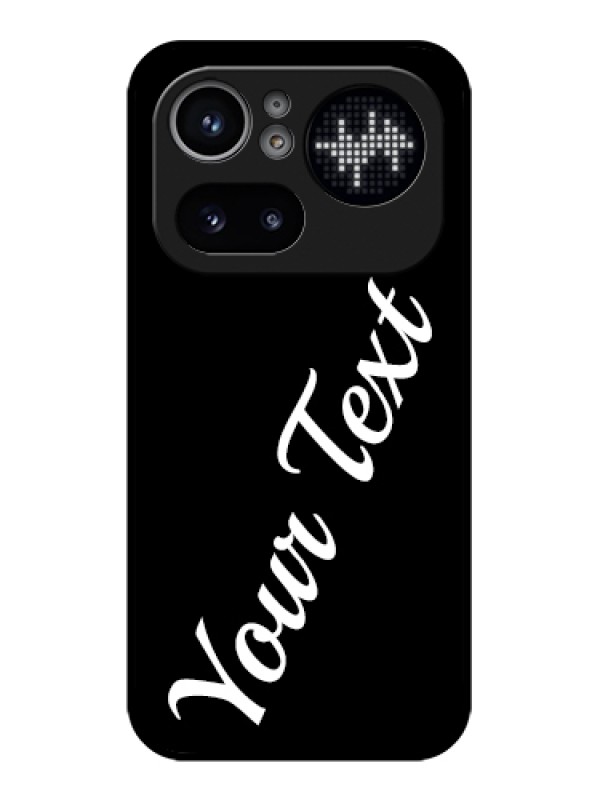 Custom Nothing Phone 4A Pro 5G Custom Glass Phone Case - With Your Name Design