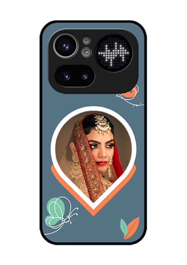 Nothing Phone 4A Pro 5G Custom Glass Phone Case - Droplet Butterflies Design
