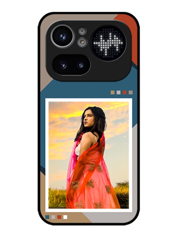 Custom Nothing Phone 4A Pro 5G Custom Glass Phone Case - Retro Color Pallet Design