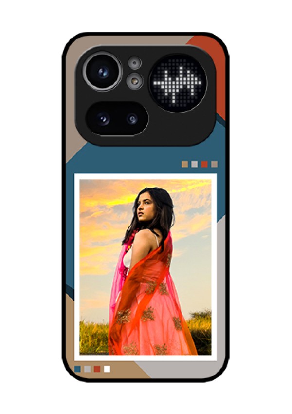 Nothing Phone 4A Pro 5G Custom Glass Phone Case - Retro Color Pallet Design