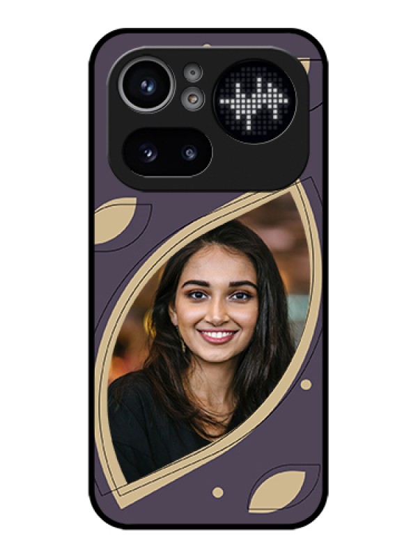 Custom Nothing Phone 4A Pro 5G Custom Glass Phone Case - Falling Leaf Design