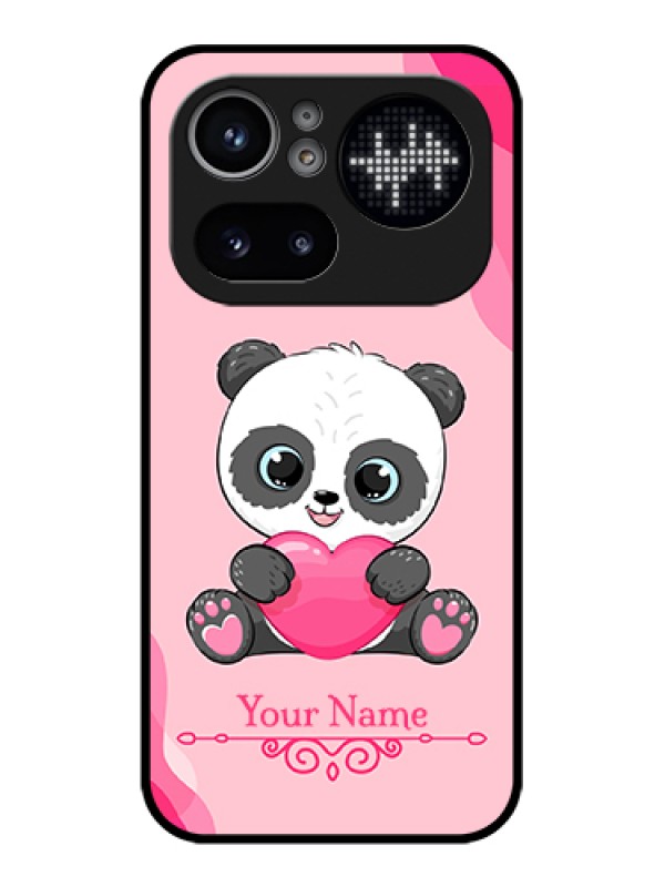 Custom Nothing Phone 4A Pro 5G Custom Glass Phone Case - Cute Panda Design