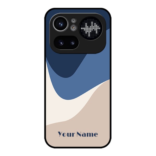 Nothing Phone 4A Pro 5G Custom Glass Phone Case - Abstract Drip Art Design Nothing Phone 4A Pro 5G Custom Glass Phone Case - Abstract Drip Art Design