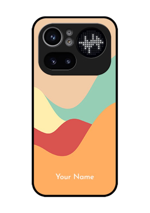 Nothing Phone 4A Pro 5G Custom Glass Phone Case - Ocean Waves Multi - Colour Design
