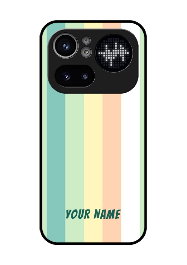 Nothing Phone 4A Pro 5G Custom Glass Phone Case - Multi - Colour Stripes Design