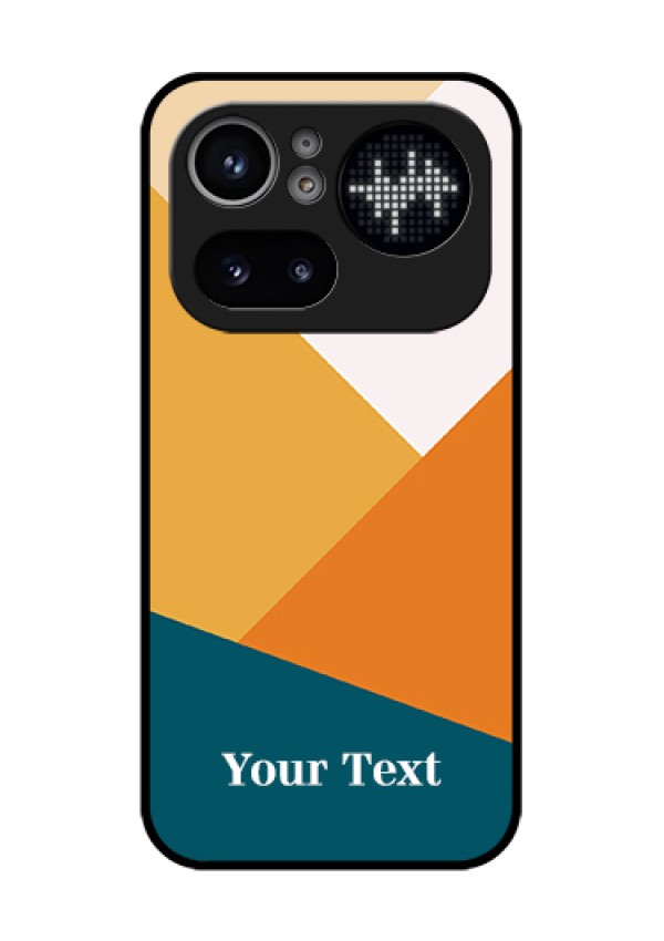 Nothing Phone 4A Pro 5G Custom Glass Phone Case - Stacked Multi - Colour Design