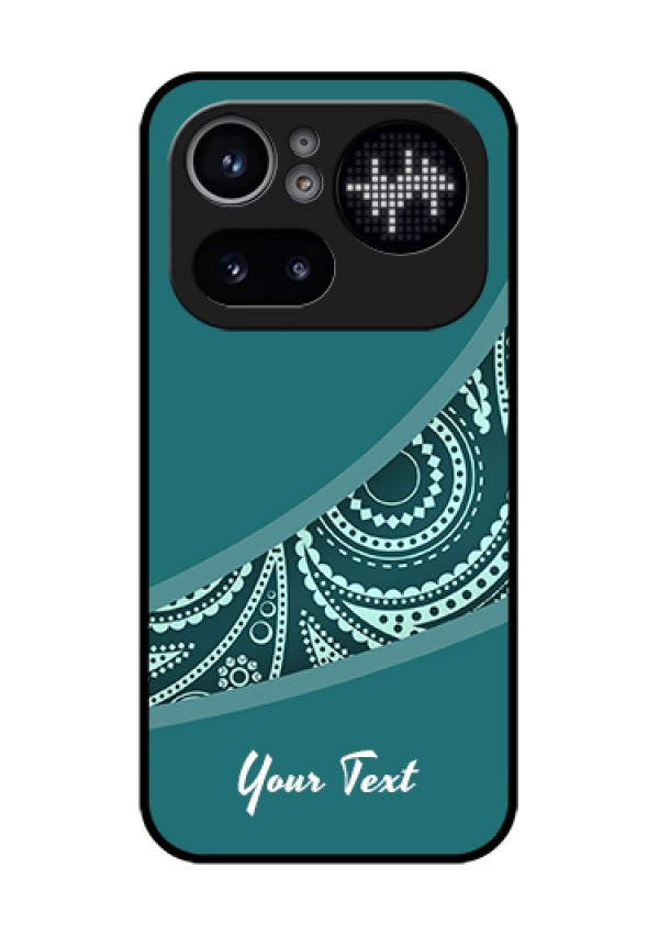Nothing Phone 4A Pro 5G Custom Glass Phone Case - Semi Visible Floral Design