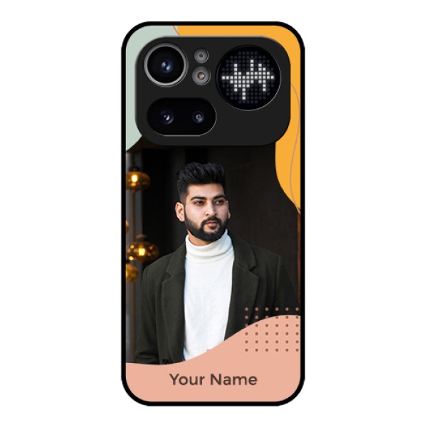 Nothing Phone 4A Pro 5G Custom Glass Phone Case - Tri - Coloured Overlay Design Nothing Phone 4A Pro 5G Custom Glass Phone Case - Tri - Coloured Overlay Design