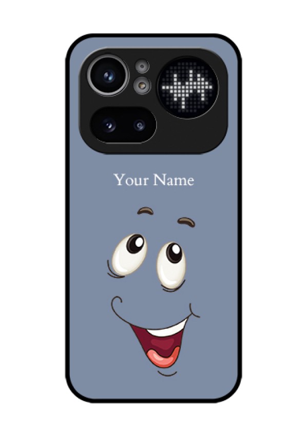 Nothing Phone 4A Pro 5G Custom Glass Phone Case - Laughing Cartoon Face Design