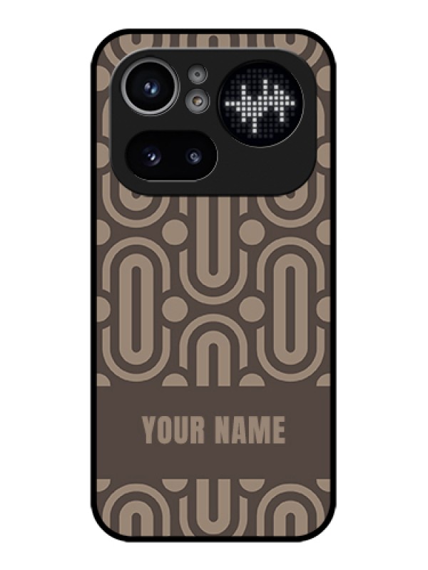 Custom Nothing Phone 4A Pro 5G Custom Glass Phone Case - Captivating Zero Pattern Design