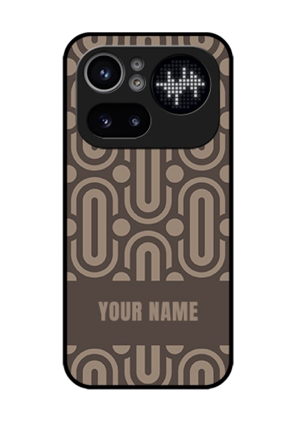 Nothing Phone 4A Pro 5G Custom Glass Phone Case - Captivating Zero Pattern Design