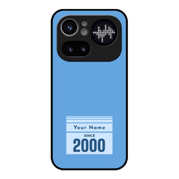 Nothing Phone 4A Pro 5G Custom Glass Phone Case - Custom Year Of Birth Design Nothing Phone 4A Pro 5G Custom Glass Phone Case - Custom Year Of Birth Design