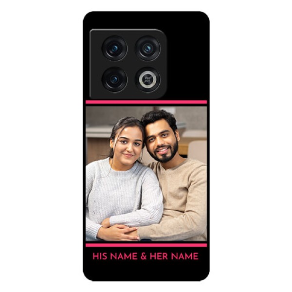 OnePlus 10 Pro 5G Custom Glass Mobile Case - with Add Text Design
