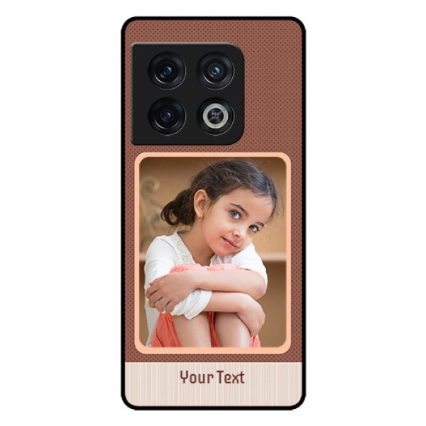 OnePlus 10 Pro 5G Custom Glass Phone Case - Simple Pic Upload Design