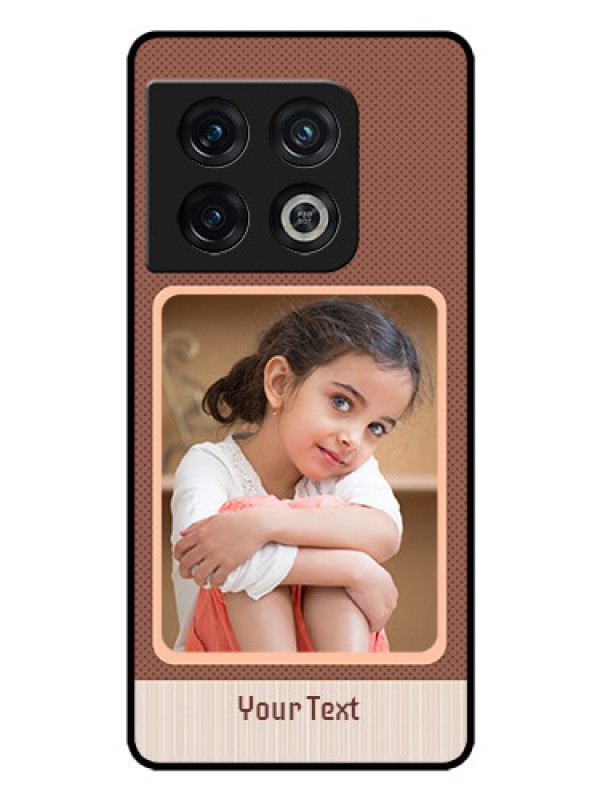 Custom OnePlus 10 Pro 5G Custom Glass Phone Case - Simple Pic Upload Design