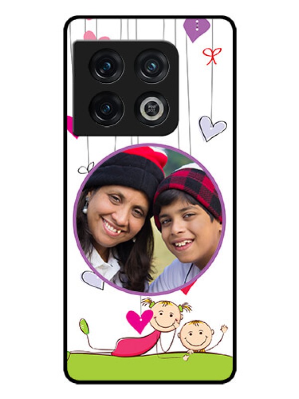 Custom OnePlus 10 Pro 5G Photo Printing on Glass Case - Cute Kids Phone Case Design