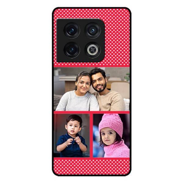 OnePlus 10 Pro 5G Personalized Glass Phone Case - Bulk Pic Upload Design