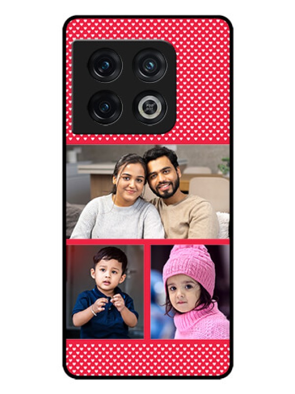 Custom OnePlus 10 Pro 5G Personalized Glass Phone Case - Bulk Pic Upload Design