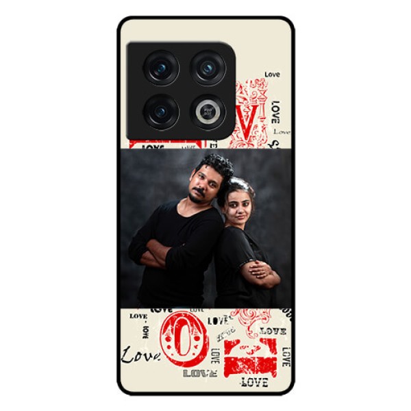 OnePlus 10 Pro 5G Photo Printing on Glass Case - Trendy Love Design Case OnePlus 10 Pro 5G Photo Printing on Glass Case - Trendy Love Design Case