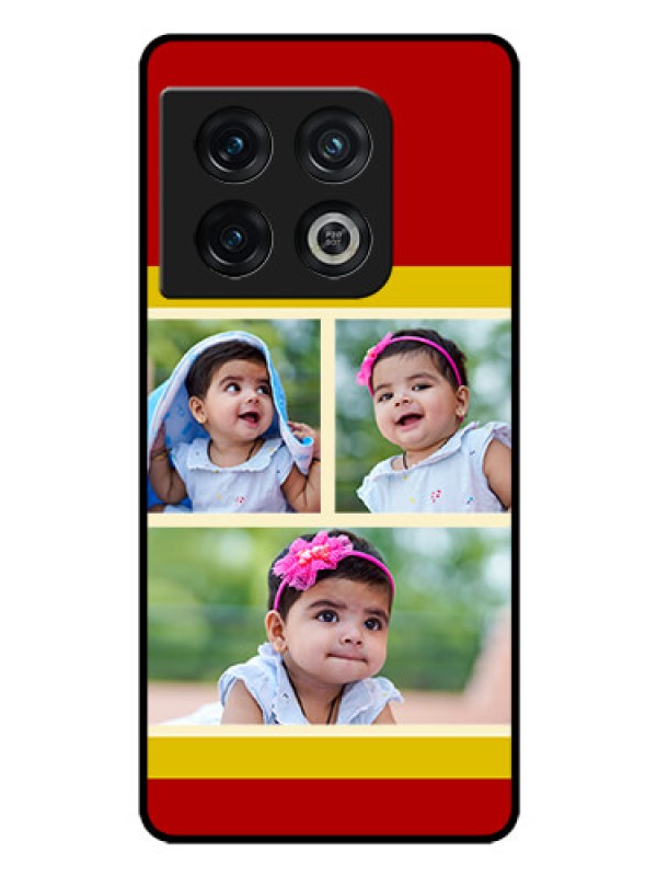 Custom OnePlus 10 Pro 5G Custom Glass Mobile Case - Multiple Pic Upload Design