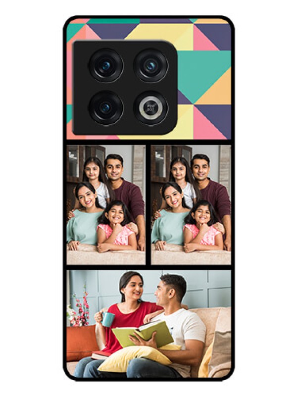 Custom OnePlus 10 Pro 5G Custom Glass Phone Case - Bulk Pic Upload Design