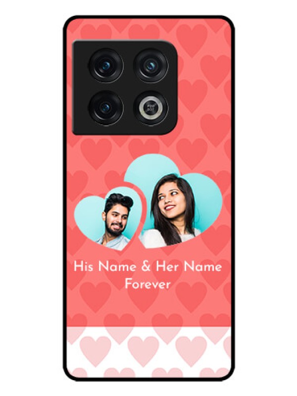 Custom OnePlus 10 Pro 5G Personalized Glass Phone Case - Couple Pic Upload Design