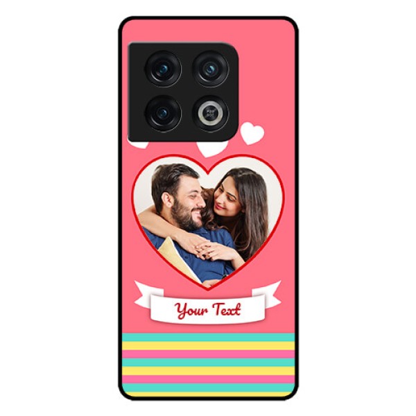 OnePlus 10 Pro 5G Photo Printing on Glass Case - Love Doodle Design