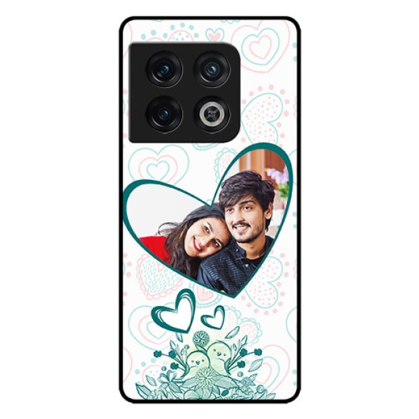 OnePlus 10 Pro 5G Photo Printing on Glass Case - Premium Couple Design
