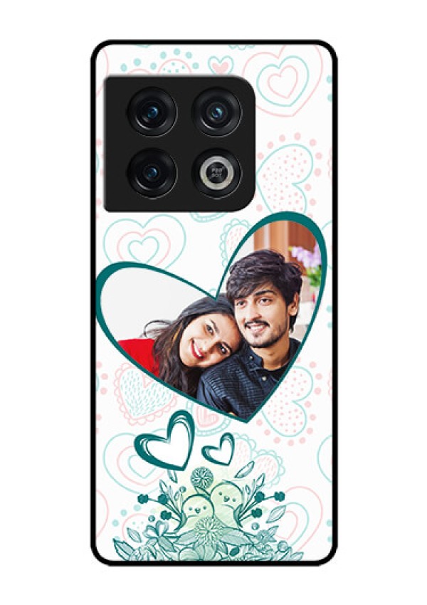 OnePlus 10 Pro 5G Photo Printing on Glass Case - Premium Couple Design