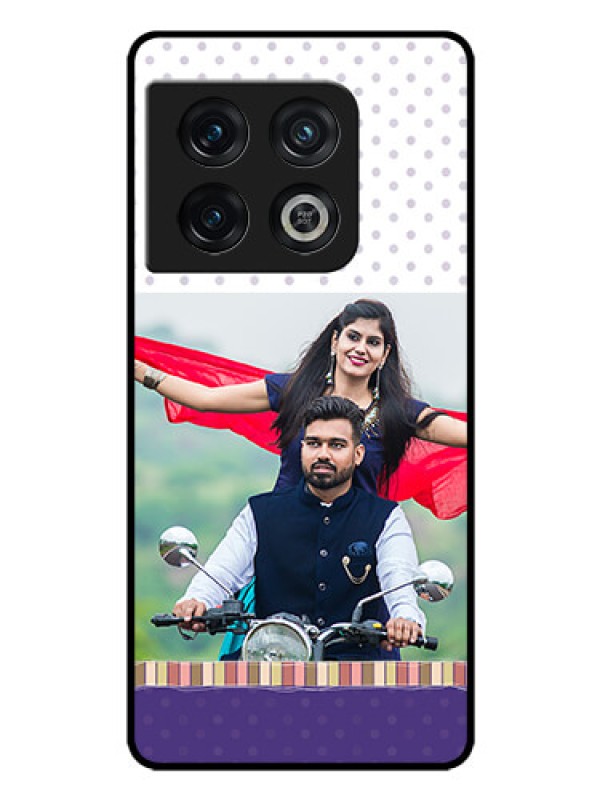 Custom OnePlus 10 Pro 5G Photo Printing on Glass Case - Cute Family Design