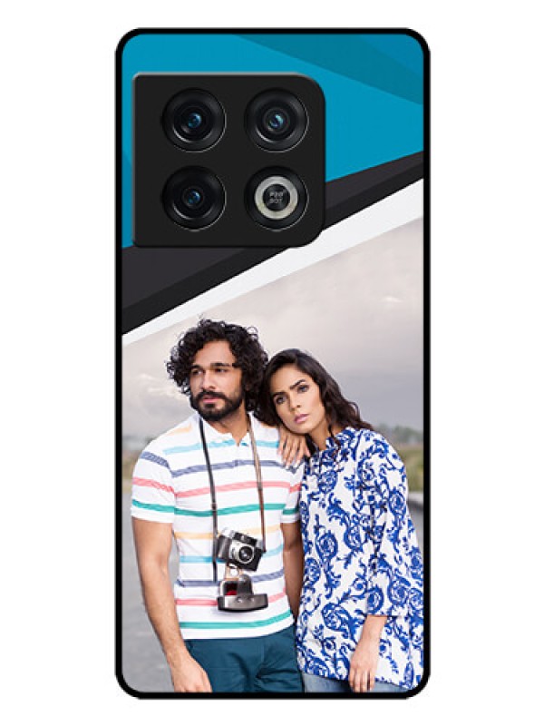Custom OnePlus 10 Pro 5G Photo Printing on Glass Case - Simple Pattern Photo Upload Design
