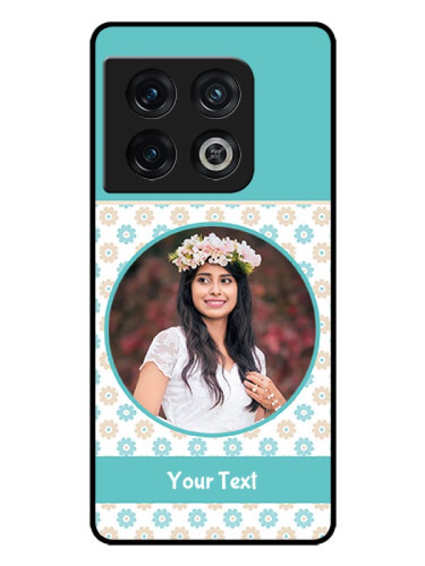 Custom OnePlus 10 Pro 5G Custom Glass Mobile Case - Beautiful Flowers Design