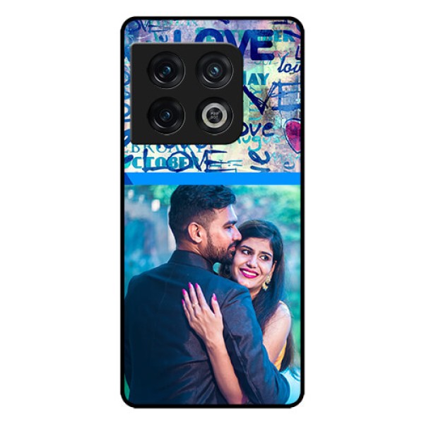 OnePlus 10 Pro 5G Custom Glass Mobile Case - Colorful Love Design