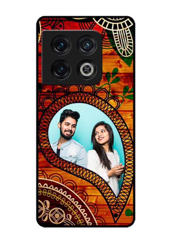 OnePlus 10 Pro 5G Personalized Glass Phone Case - Abstract Colorful Design