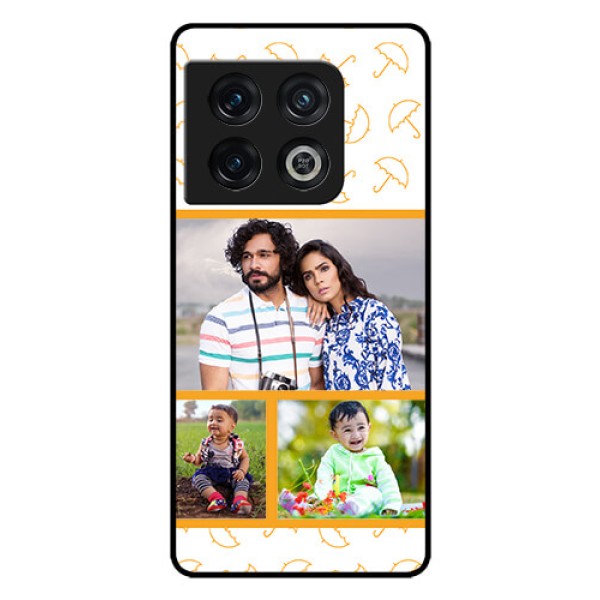 OnePlus 10 Pro 5G Custom Glass Mobile Case - Yellow Pattern Design OnePlus 10 Pro 5G Custom Glass Mobile Case - Yellow Pattern Design