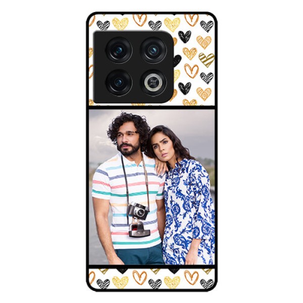 OnePlus 10 Pro 5G Photo Printing on Glass Case - Love Symbol Design