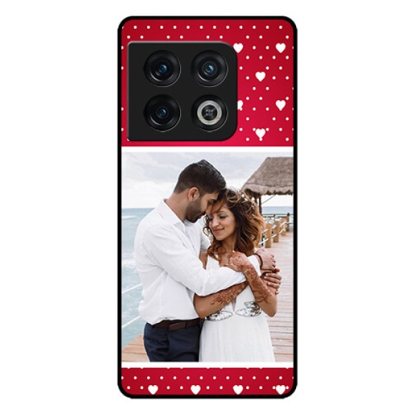 OnePlus 10 Pro 5G Photo Printing on Glass Case - Hearts Mobile Case Design OnePlus 10 Pro 5G Photo Printing on Glass Case - Hearts Mobile Case Design