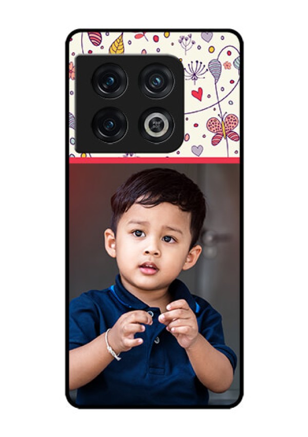 OnePlus 10 Pro 5G Custom Glass Mobile Case - Premium Floral Design