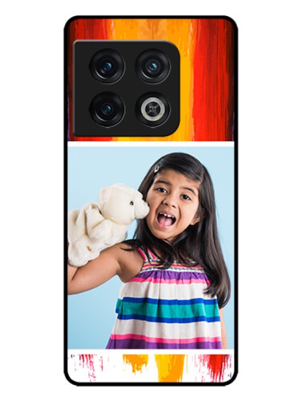 Custom OnePlus 10 Pro 5G Personalized Glass Phone Case - Multi Color Design